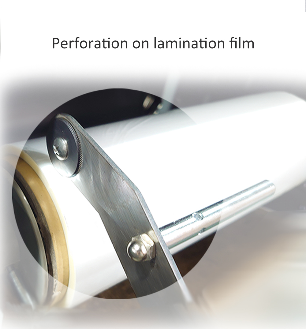 Perforation on lamination film