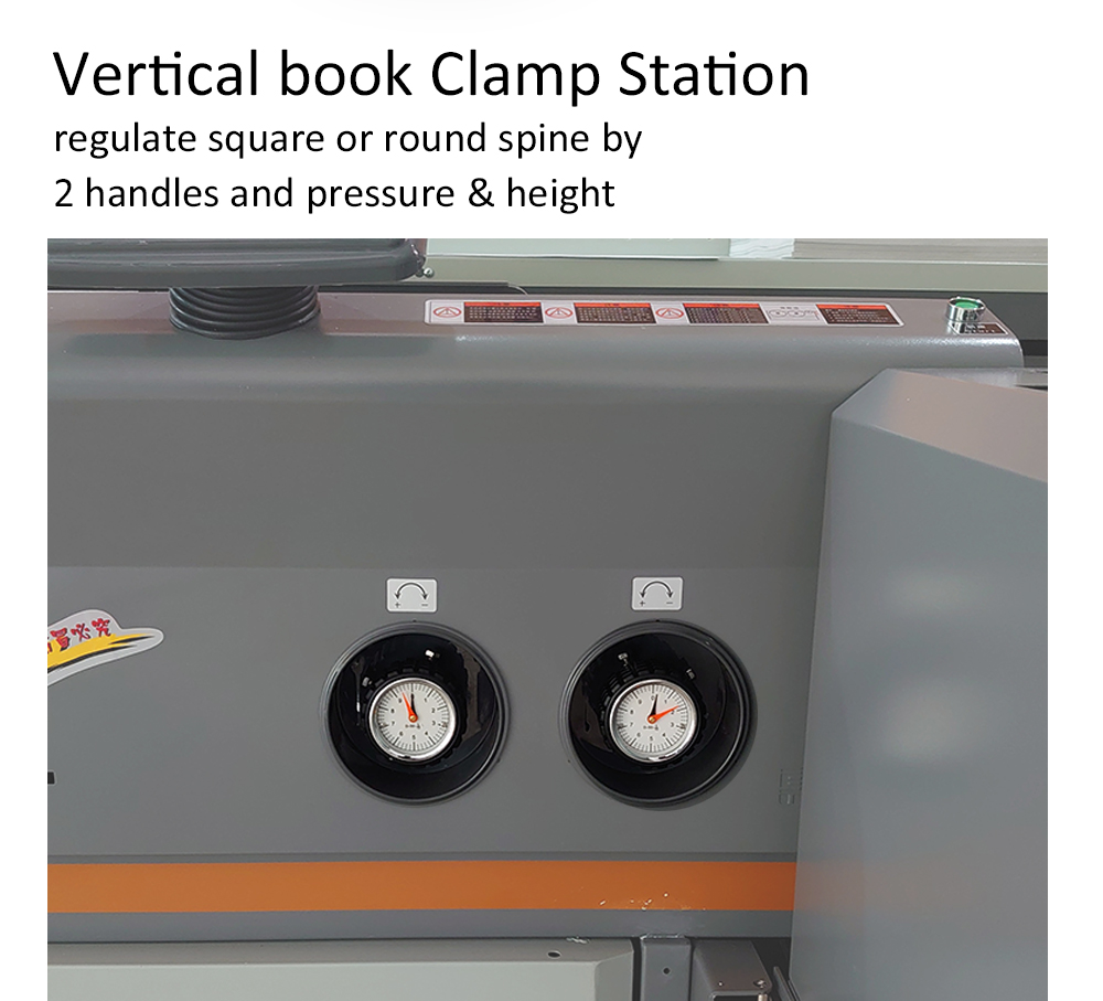 Vertical book Clamp Station